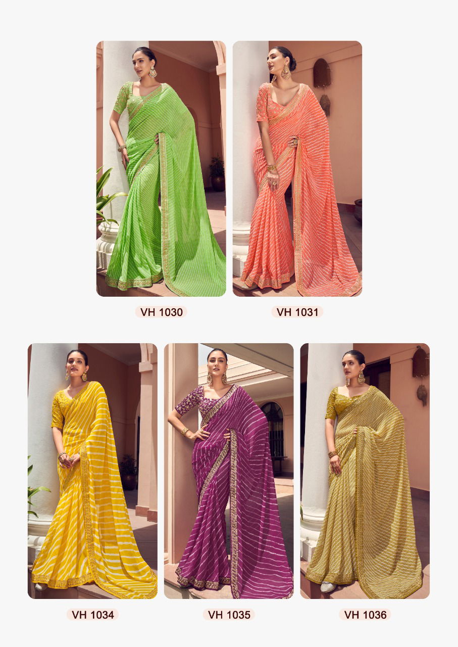 Stavan Vihana 3 Regular Wear Printed Designer Georgette Saree Collection